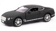 Машина металлическая RMZ City 1:32 The Bentley Continental GT 2018 (цвет черный матовый) от интернет-магазина Континент игрушек