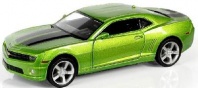 Машина металлическая RMZ City 1:32 Chevrolet Camaro, инерционная, зеленый металлик от интернет-магазина Континент игрушек