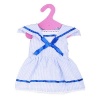 Одежда для кукол: платье (белый цвет), 25,5x36x1см от интернет-магазина Континент игрушек