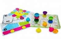 Игрушка развивающая "Lalaboom", Развивающая доска + 20 деталей в комплекте от интернет-магазина Континент игрушек