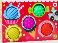 Подарочный набор развивающих мячиков "Вкусняшки" 5 штук  4916697 от интернет-магазина Континент игрушек