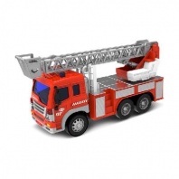 Машина Пожарная 1:16, от 3-х лет, инерционная, световые и звуковые эффекты, 28.5x8.5x16см от интернет-магазина Континент игрушек