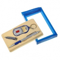 Подарочный набор, 3 предмета в коробке: ручка, брелок-открывашка-фонарик, кусачк 592522
