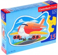 Пазл Castorland Самолет, 15 деталей от интернет-магазина Континент игрушек