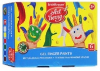Краски пальчиковые Artberry с Алоэ Вера, 6 цветов/35мл от интернет-магазина Континент игрушек