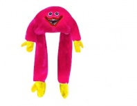 Игрушка шапка Хаги Ваги (Huggy Wuggy) с двигающимися светящимися ушами красная от интернет-магазина Континент игрушек