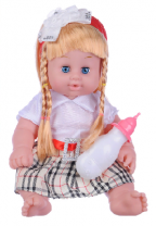 Кукла функциональная с аксессуарами, звук, 30 см от интернет-магазина Континент игрушек