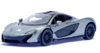 Машина металлическая McLaren P1, масштаб 1:36, открываются двери, инерция, цвет серый от интернет-магазина Континент игрушек