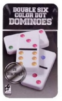 Игра настольная "Домино", в наборе 28 пластиковых костяшек 11,50х2,50х19 см от интернет-магазина Континент игрушек