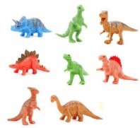 Юный натуралист. Фигурки пластичные "Динозавры", 8 штук
