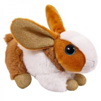 Кролик коричневый, 15 см игрушка мягкая