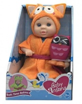 Пупс "Baby Ardana" 23 см, в банном халате и игрушкой "Совенок" от интернет-магазина Континент игрушек