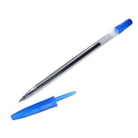 Ручка шариковая синяя, масляные чернила, наконечник 0,7мм, пластик, арт. ОФ999; РШ300 от интернет-магазина Континент игрушек