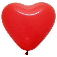 Шар сердце простой от интернет-магазина Континент игрушек