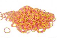 Резиночки двухцветные для плетения 100 штук в пакете  от интернет-магазина Континент игрушек