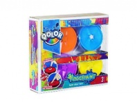 Краски пальчиковые с формами для штампов, в наборе 4 цвета от интернет-магазина Континент игрушек