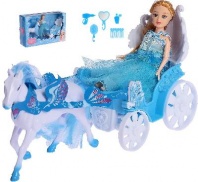 Карета для кукол "Волшебная карета" с куклой от интернет-магазина Континент игрушек