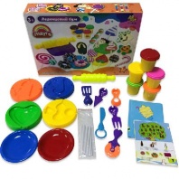 Масса для лепки – Леденцовый бум, 5 баночек разных цветов с тематическими аксессуарами от интернет-магазина Континент игрушек