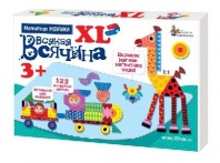 Игра магнитная развивающая. Мозаика магнитная "Всякая всячина", XL, 122 элементов от интернет-магазина Континент игрушек