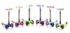 Самокат трехколесный, алюминиевый, регулируемая по высоте ручка, до 40кг, 51х23х53,5см, 6 цветов в а от интернет-магазина Континент игрушек