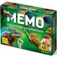 Игра Мемо "Удивительные животные" (50 карточек) от интернет-магазина Континент игрушек