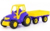 Трактор Чемпион с прицепом 69х22,5х26см от интернет-магазина Континент игрушек
