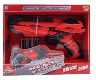 Мегабластер. Бластер стреляющий мягкими снарядами, 6 шт. в комплекте от интернет-магазина Континент игрушек