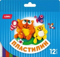 Пластилин Детский 12 цветов, по 15 гр. от интернет-магазина Континент игрушек