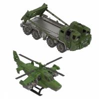 Тягач военный "Арктика" с вертолетом 56х25х26,5 см. от интернет-магазина Континент игрушек