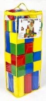 Набор строительный 40 элементов (пакет, высота 62см) от интернет-магазина Континент игрушек