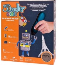3Д Ручка 3DOODLER START, базовый набор от интернет-магазина Континент игрушек