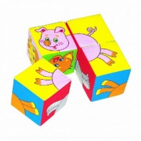Кубики Мякиши Собери картинку Животные-2 236 236 от интернет-магазина Континент игрушек