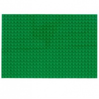 КОНСТРУКТОР Пластина-основание для конструктора 16*24 см, зеленая 1268232 от интернет-магазина Континент игрушек