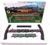 Железная дорога "Экспресс", классика, 201 см, эл/мех, 19 предметов в наборе, в коробке от интернет-магазина Континент игрушек