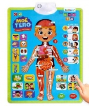Zabiaka Обучающий плакат "Тело человека"   5148294 от интернет-магазина Континент игрушек