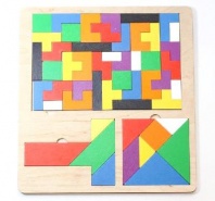 Пазл деревянный "TetrisWood, Танграм, "T" Танграм" от интернет-магазина Континент игрушек