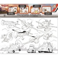 Коврик-раскраска защитный для стола Самолеты Дисней от интернет-магазина Континент игрушек