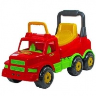 Каталка автомобиль Буран №1 (красная) 69х28,5х32,5 см. от интернет-магазина Континент игрушек