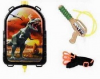 Водное оружие. Бластер с рюкзачком-резервуаром "Динозавр", объем 2000мл от интернет-магазина Континент игрушек