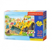 Пазл Castorland 20 maxi Машины Бульдозер от интернет-магазина Континент игрушек