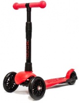 Самокат детский трехколесный АЛЬФА (Buggy Boom Alfa Model) с регулируемой складной ручкой (красный ф от интернет-магазина Континент игрушек