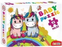 Пазлы Baby Puzzle Радужные единороги от интернет-магазина Континент игрушек