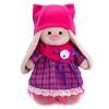 Зайка Ми в платье со снудом и шапкой (малый) от интернет-магазина Континент игрушек