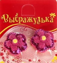 Клипсы детские "Выбражулька" цветок блестка, цвет МИКС 236031 от интернет-магазина Континент игрушек