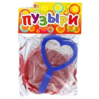 Большие мыльные пузыри "Сердечко" 50мл от интернет-магазина Континент игрушек