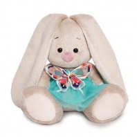Зайка Ми в бирюзовой юбочке с бабочкой (малыш) от интернет-магазина Континент игрушек
