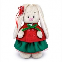 Зайка Ми в красном жакете и зеленой юбке (малый) от интернет-магазина Континент игрушек