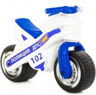 Каталка-мотоцикл "МХ" (Полиция) от интернет-магазина Континент игрушек