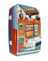 Чемоданчик-ранец "Юный художник" с двухсторонней доской и аксессуарами, оранжево-голубой от интернет-магазина Континент игрушек
