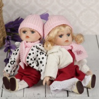 Кукла коллекционная керамика "Лида и Вова" набор 2 шт 20 см от интернет-магазина Континент игрушек